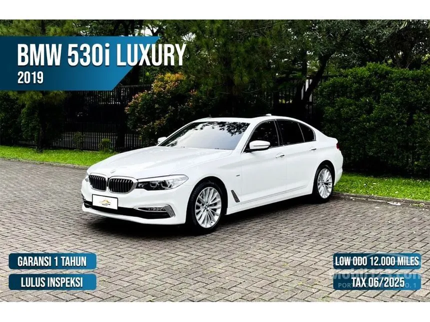 Jual Mobil BMW 530i 2018 Luxury 2.0 di Banten Automatic Sedan Putih Rp 545.000.000