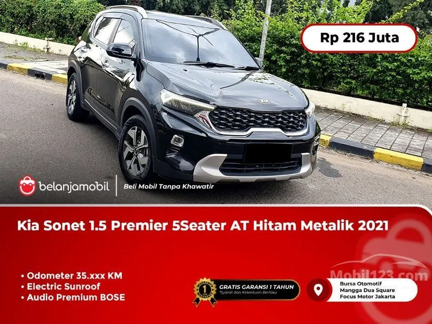 Jual Mobil KIA Sonet 2021 Premiere 1.5 di DKI Jakarta Automatic SUV Abu