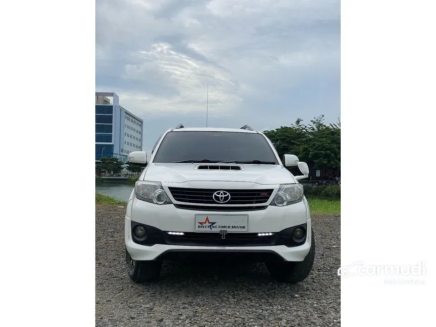 Jual Mobil Toyota Fortuner 2015 G TRD 2.5 di DKI Jakarta Manual SUV Putih Rp 293.000.000