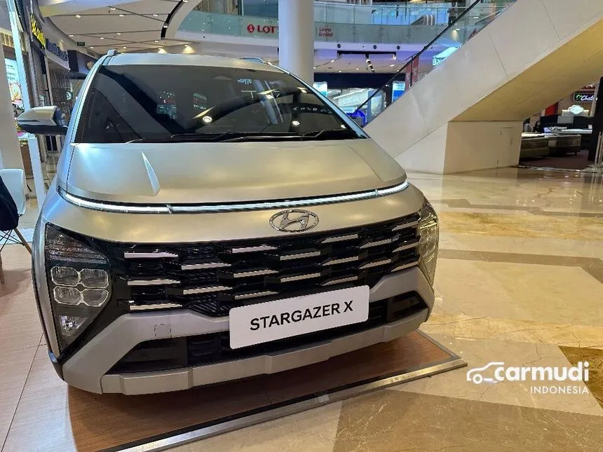 Jual Mobil Hyundai Stargazer X 2024 Prime 1.5 di Banten Automatic Wagon Emas Rp 320.000.000