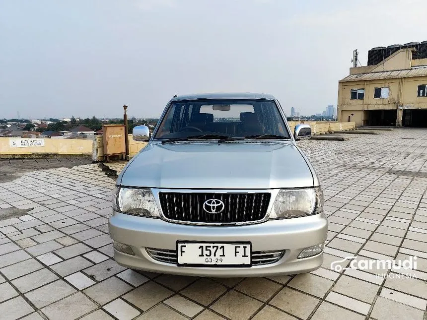 Jual Mobil Toyota Kijang 2003 LGX 1.8 di Jawa Barat Manual MPV Silver Rp 75.000.000