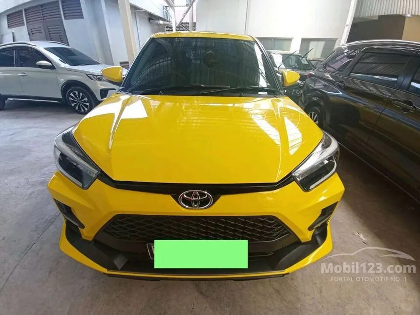 Jual Mobil Toyota Raize 2021 GR Sport 1.0 di Banten Automatic Wagon Kuning Rp 200.000.000