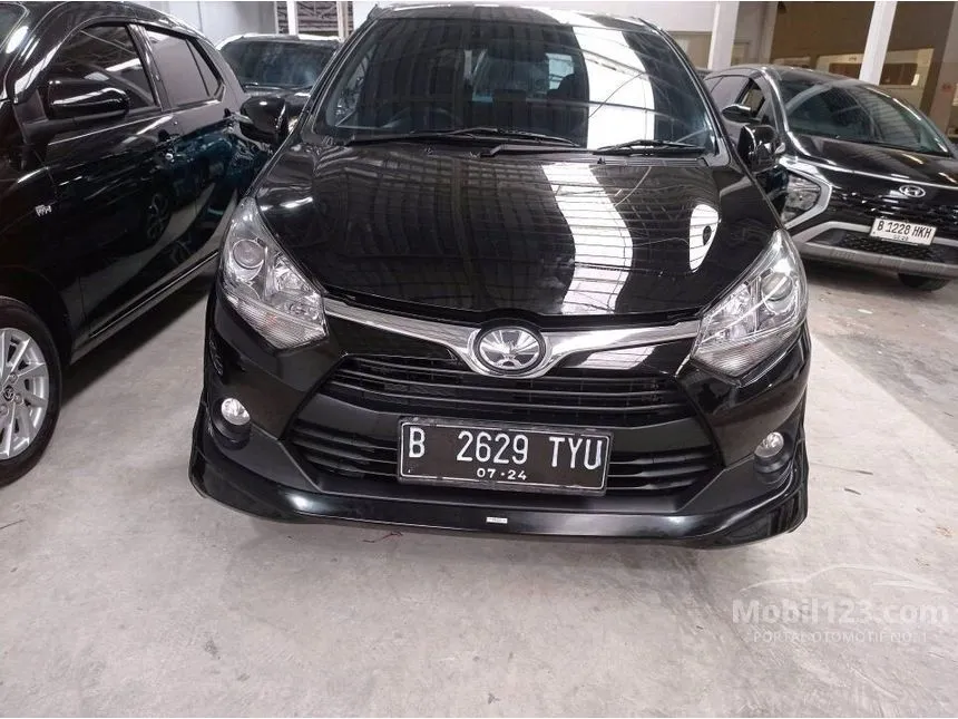 Jual Mobil Toyota Agya 2019 TRD 1.2 di Banten Automatic Hatchback Hitam Rp 126.000.000