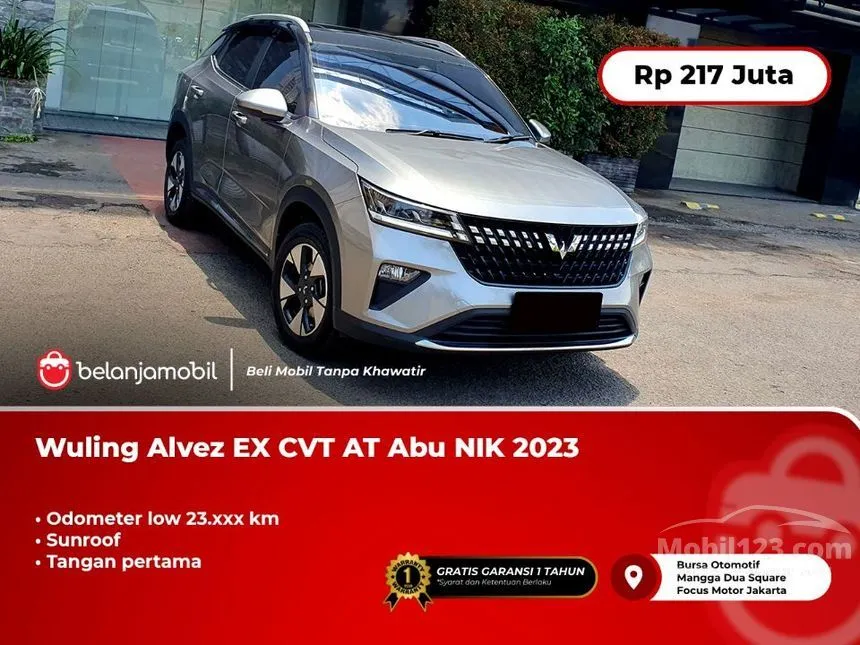 Jual Mobil Wuling Alvez 2023 EX 1.5 di DKI Jakarta Automatic SUV Abu