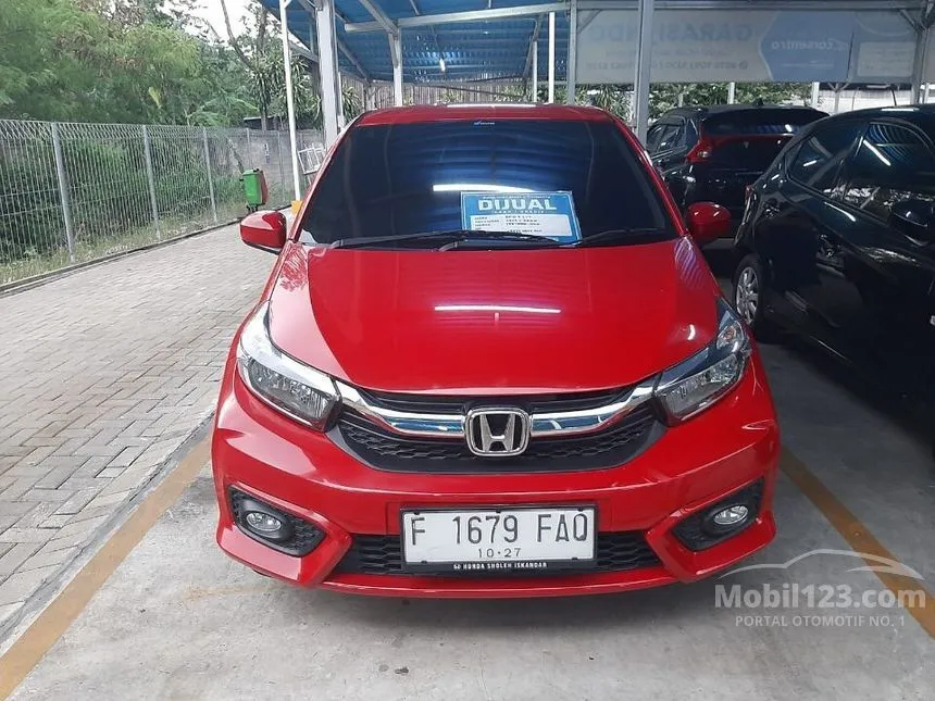 Jual Mobil Honda Brio 2022 E Satya 1.2 di Jawa Barat Automatic Hatchback Merah Rp 175.000.000