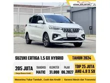 2024 Suzuki Ertiga 1.5 Hybrid GX MPV Matic Putih Kondisi Like New Irit Harga Termurah