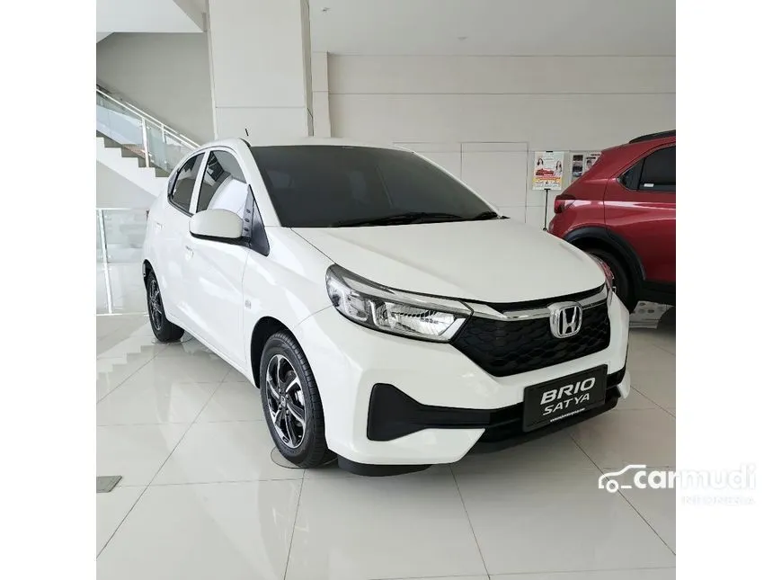 Jual Mobil Honda Brio 2023 E Satya 1.2 di Banten Automatic Hatchback Putih Rp 152.900.000