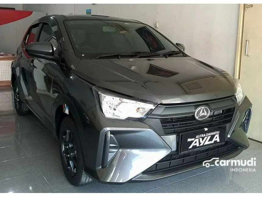 Jual Mobil Daihatsu Ayla 2024 X 1.0 di Jawa Barat Automatic Hatchback Abu