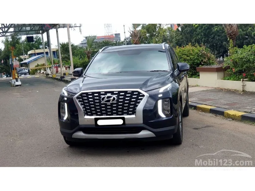 Jual Mobil Hyundai Palisade 2021 Signature AWD 2.2 di DKI Jakarta Automatic SUV Biru Rp 688.000.000
