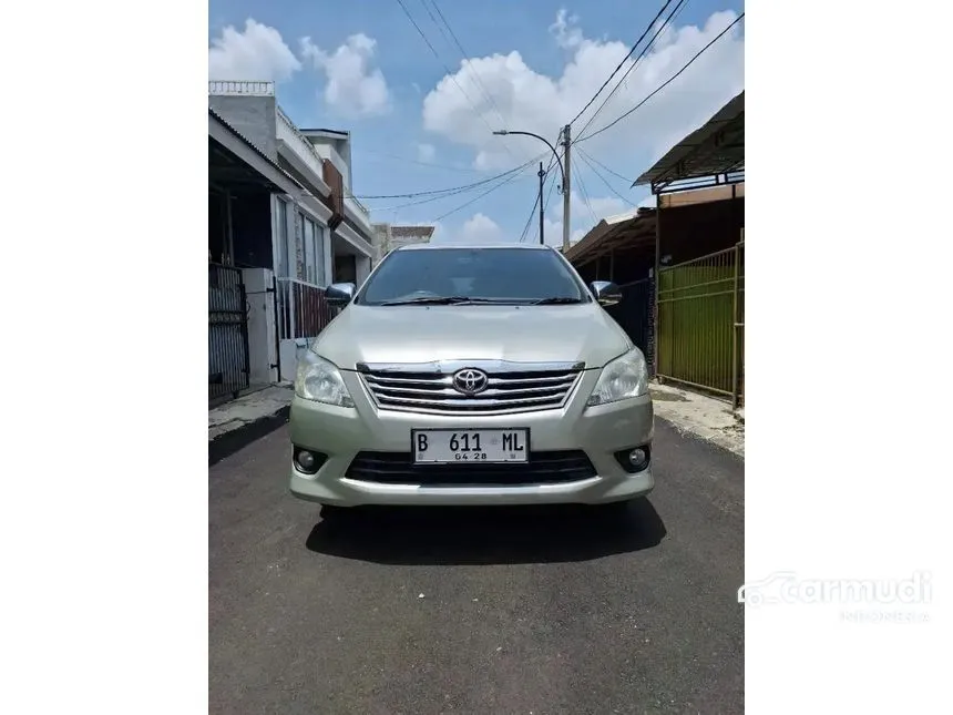 Jual Mobil Toyota Kijang Innova 2013 G 2.0 di Banten Automatic MPV Silver Rp 143.000.000