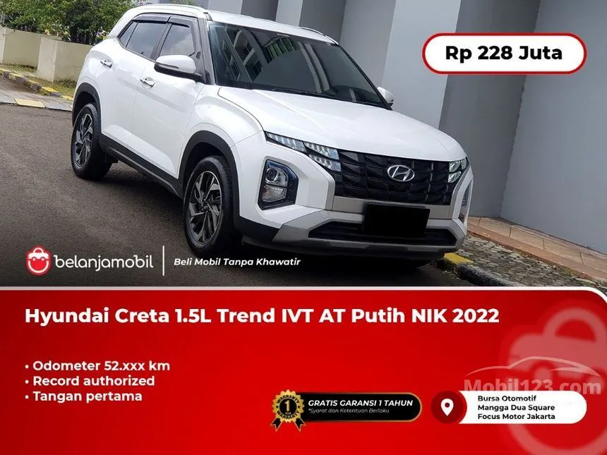 Jual Mobil Hyundai Creta 2022 Trend 1.5 di DKI Jakarta Automatic SUV Putih Rp 228.000.000