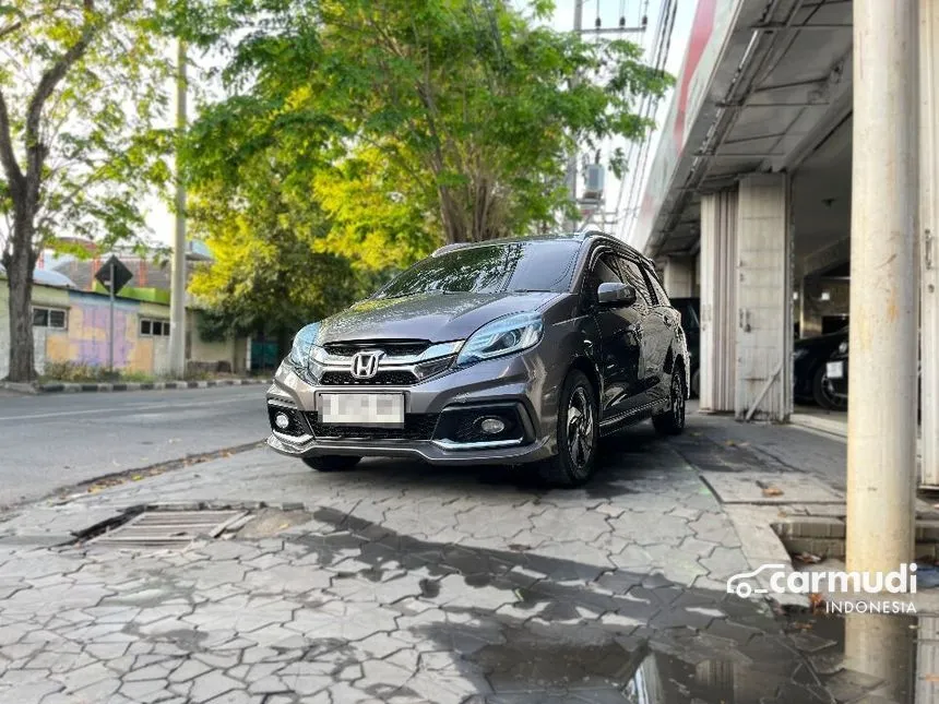 Jual Mobil Honda Mobilio 2016 RS 1.5 di Jawa Timur Automatic MPV Hitam Rp 159.000.000