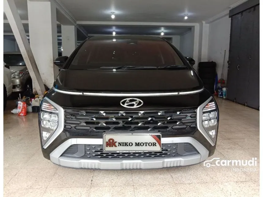 Jual Mobil Hyundai Stargazer 2022 Prime 1.5 di Jawa Barat Automatic Wagon Hitam Rp 222.500.000