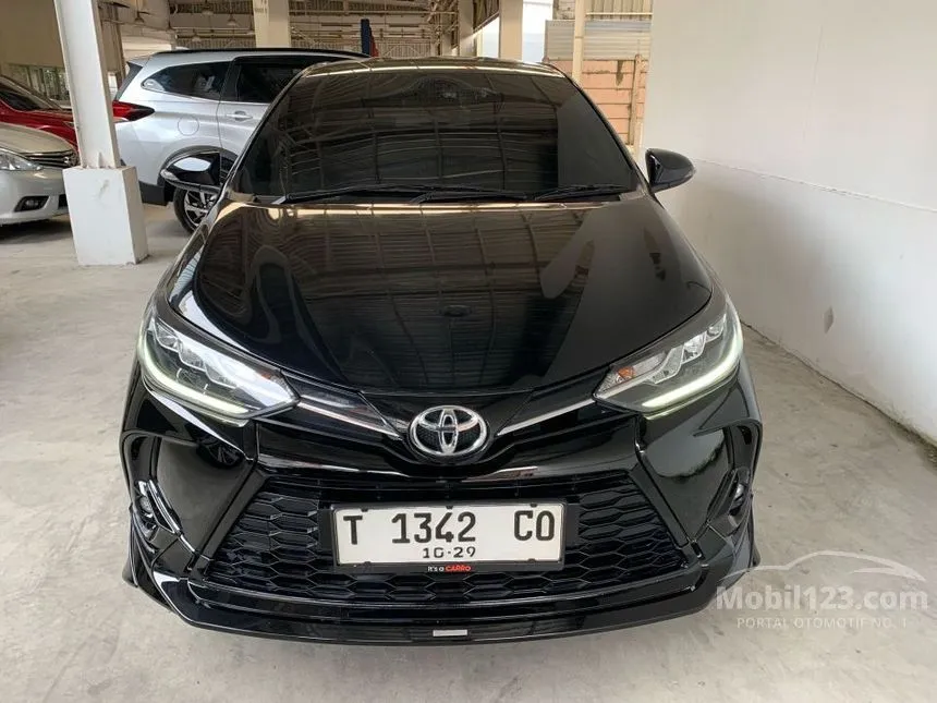 Jual Mobil Toyota Yaris 2021 TRD Sportivo 3 AB 1.5 di Banten Automatic Hatchback Hitam Rp 212.000.000