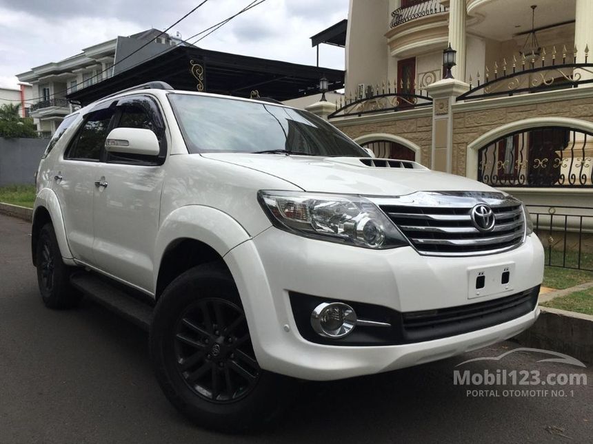 Jual Mobil Toyota Fortuner 2015 G 2.5 Di Banten Automatic SUV Putih Rp ...