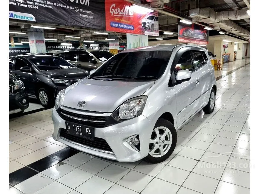 Jual Mobil Toyota Agya 2015 G 1.0 di Jawa Timur Manual Hatchback Silver Rp 97.000.000