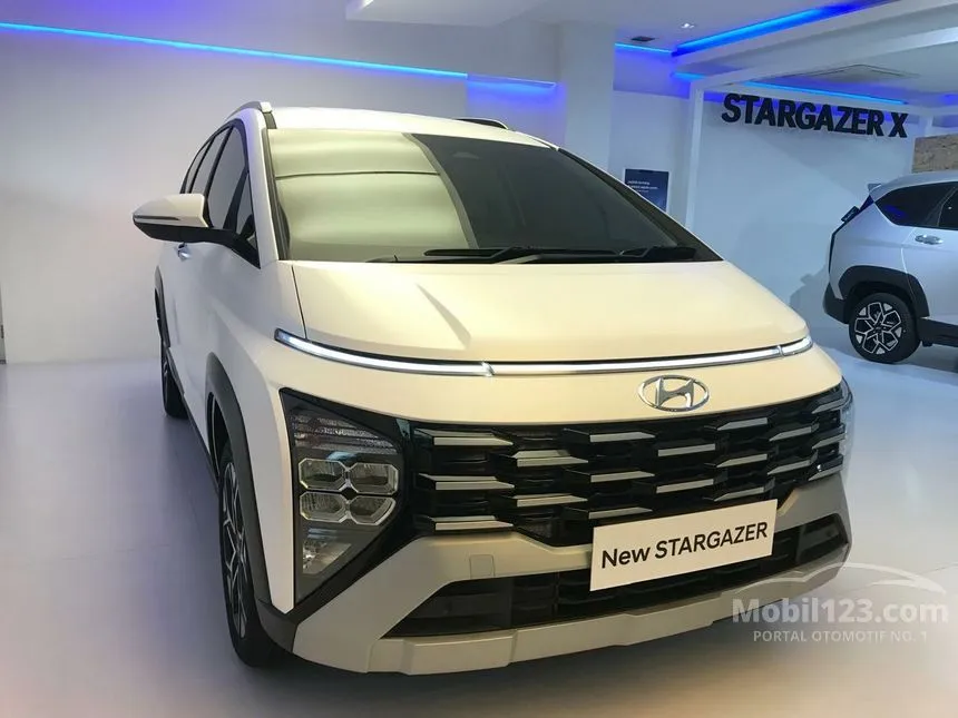 Jual Mobil Hyundai Stargazer X 2024 Prime 1.5 di DKI Jakarta Automatic Wagon Biru Rp 300.000.000