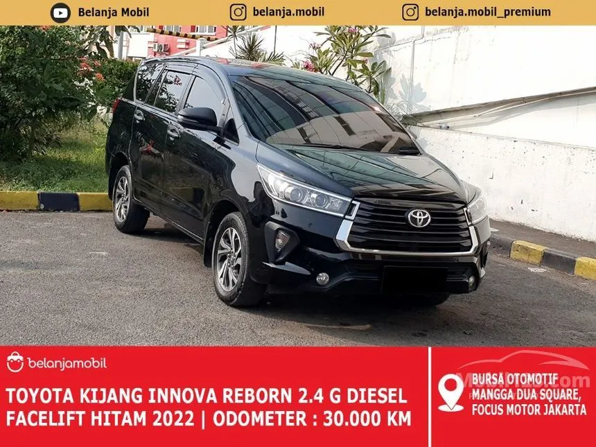 Jual Mobil Toyota Kijang Innova 2022 G 2.4 di DKI Jakarta Automatic MPV Hitam Rp 344.000.000