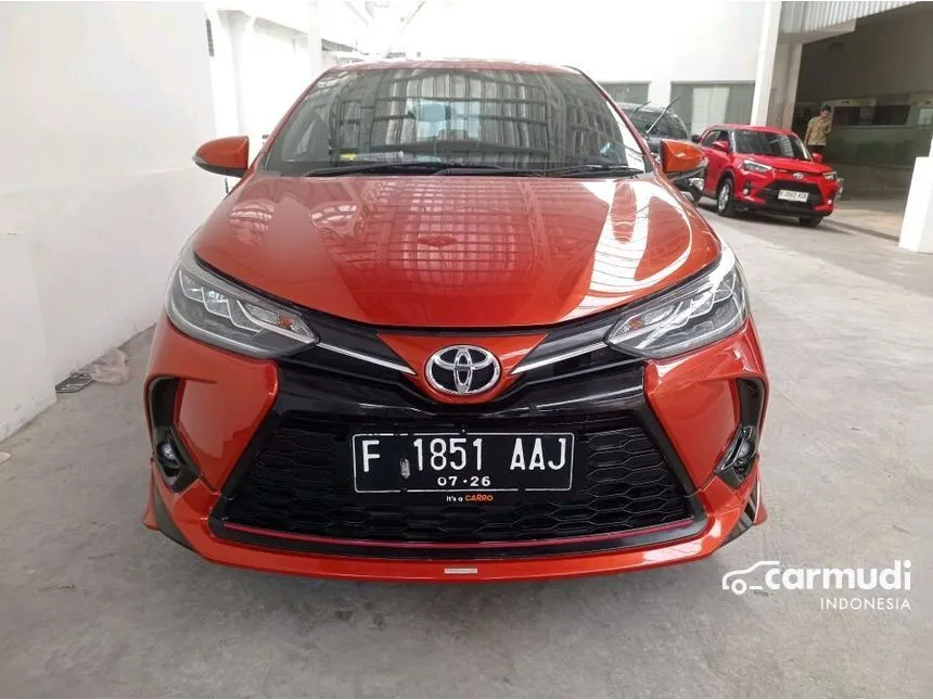 Jual Mobil Toyota Yaris 2021 TRD Sportivo 1.5 di Jawa Barat Automatic Hatchback Orange Rp 217.000.000
