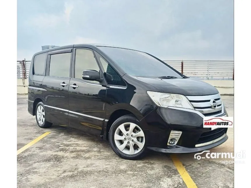 Jual Mobil Nissan Serena 2013 Highway Star 2.0 di Jawa Barat Automatic MPV Hitam Rp 129.000.000