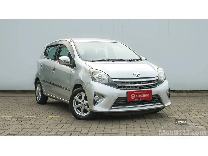Jual Mobil Toyota Agya 2015 G 1.0 di Banten Automatic Hatchback Silver Rp 90.000.000