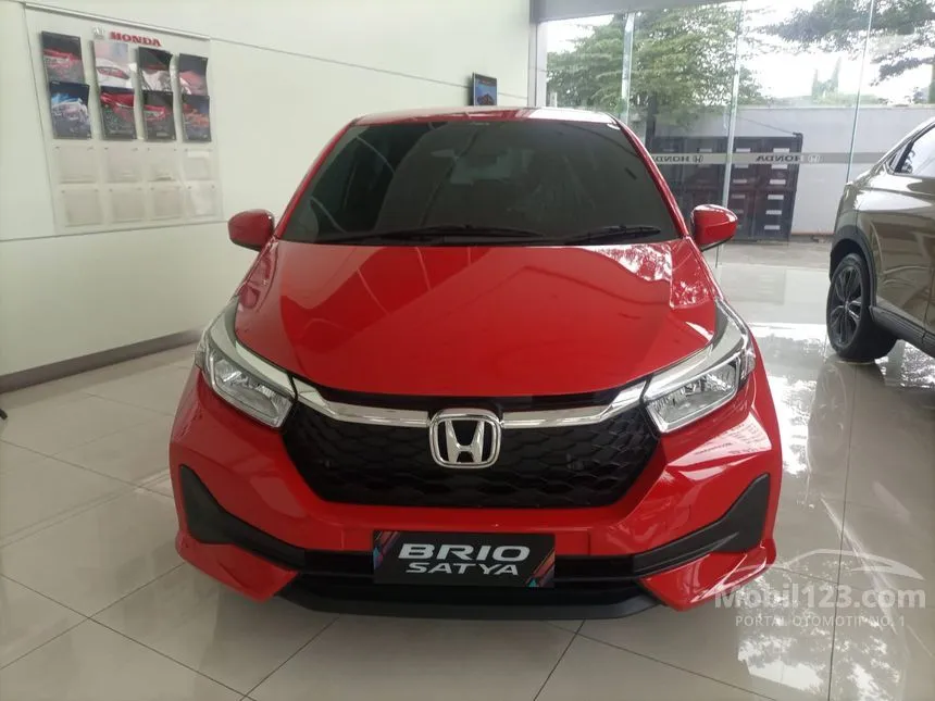 Jual Mobil Honda Brio 2024 E Satya 1.2 di Banten Automatic Hatchback Merah Rp 167.000.000