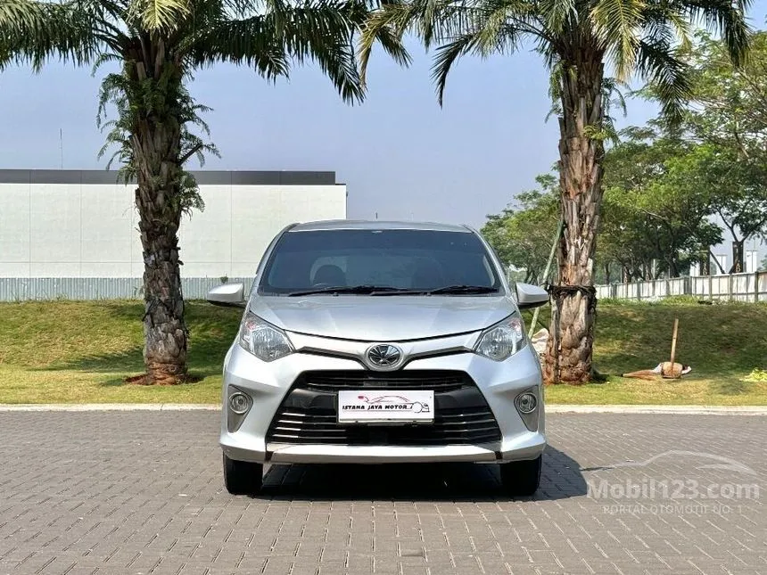 Jual Mobil Toyota Calya 2017 E 1.2 di Banten Manual MPV Silver Rp 95.000.000
