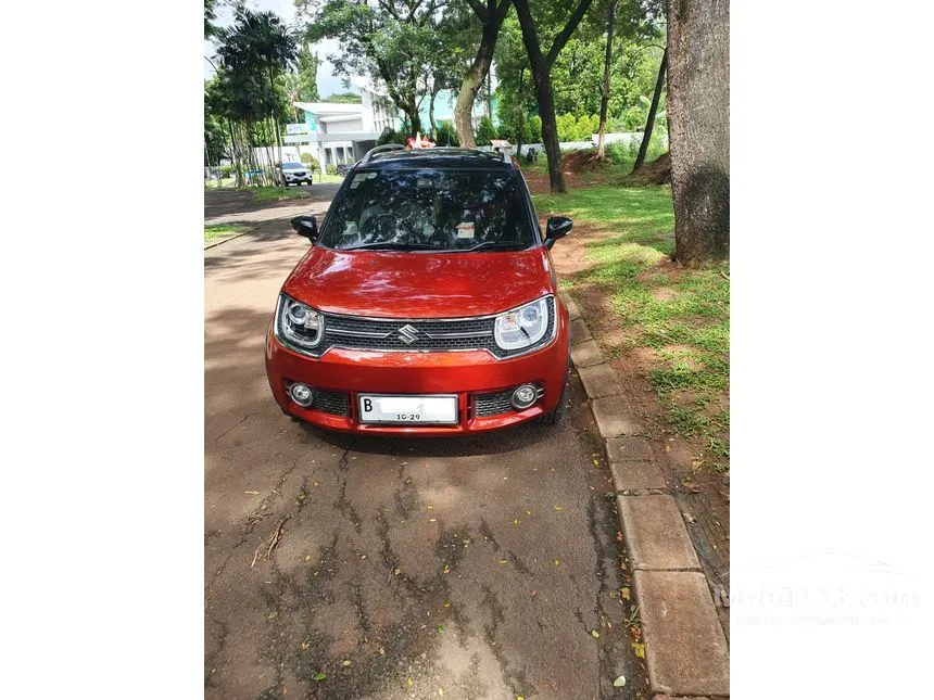 Jual Mobil Suzuki Ignis 2019 GX 1.2 di Banten Automatic SUV Merah Rp 129.000.000