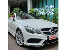 2015 Mercedes-Benz E250 2.0 AMG Convertible White on Red Mercy E 250 Cabriolet Putih