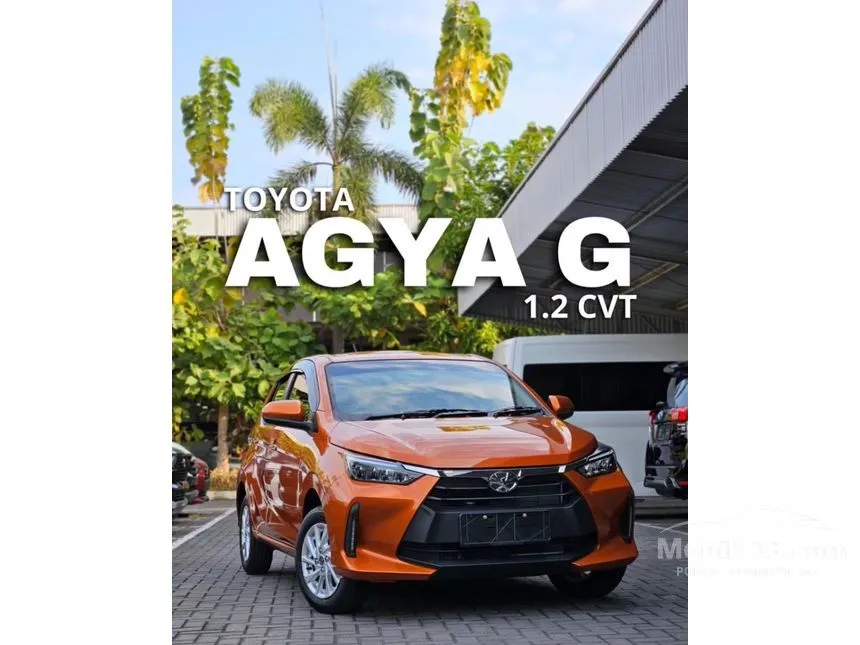 Jual Mobil Toyota Agya 2024 G 1.2 di Jawa Barat Automatic Hatchback Orange Rp 184.400.000