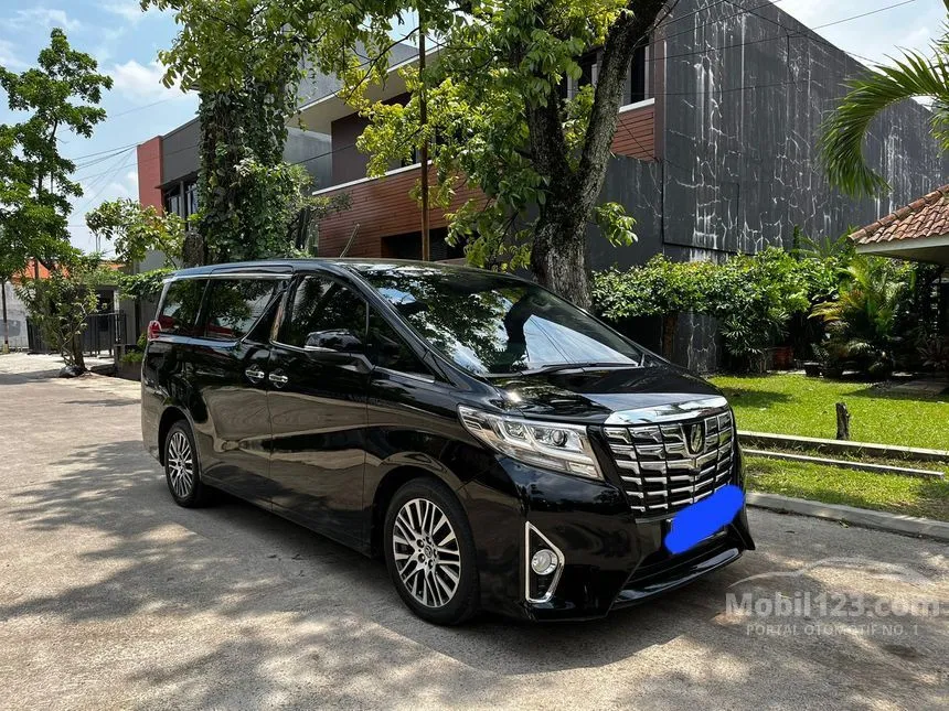Jual Mobil Toyota Alphard 2015 X 2.5 di Jawa Barat Automatic Van Wagon Hitam Rp 495.000.000