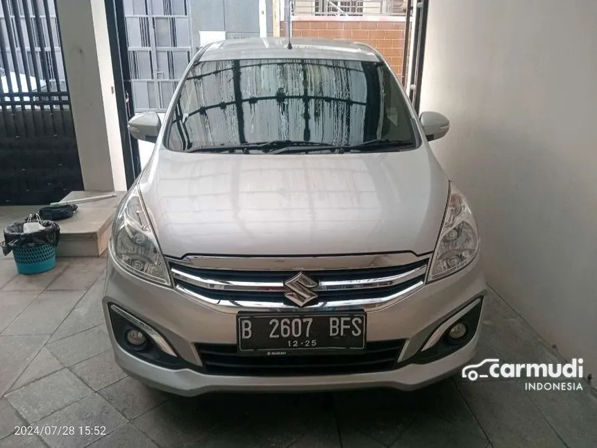 Jual Mobil Suzuki Ertiga 2015 GX 1.4 di DKI Jakarta Automatic MPV Silver Rp 139.000.000