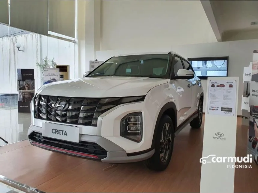 Jual Mobil Hyundai Creta 2024 Prime 1.5 di DKI Jakarta Automatic Wagon Putih Rp 370.556.136