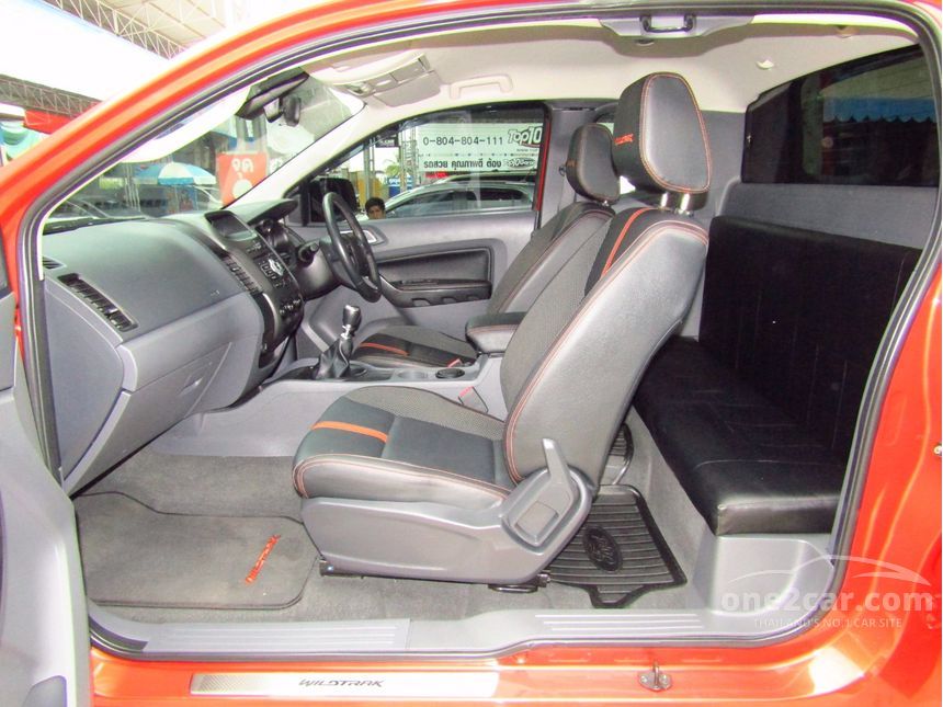 Ford Ranger 2013 OPEN CAB (ปี 12-15) WildTrak 2.2 เกียร์ธรรมดา สีส้ม ...