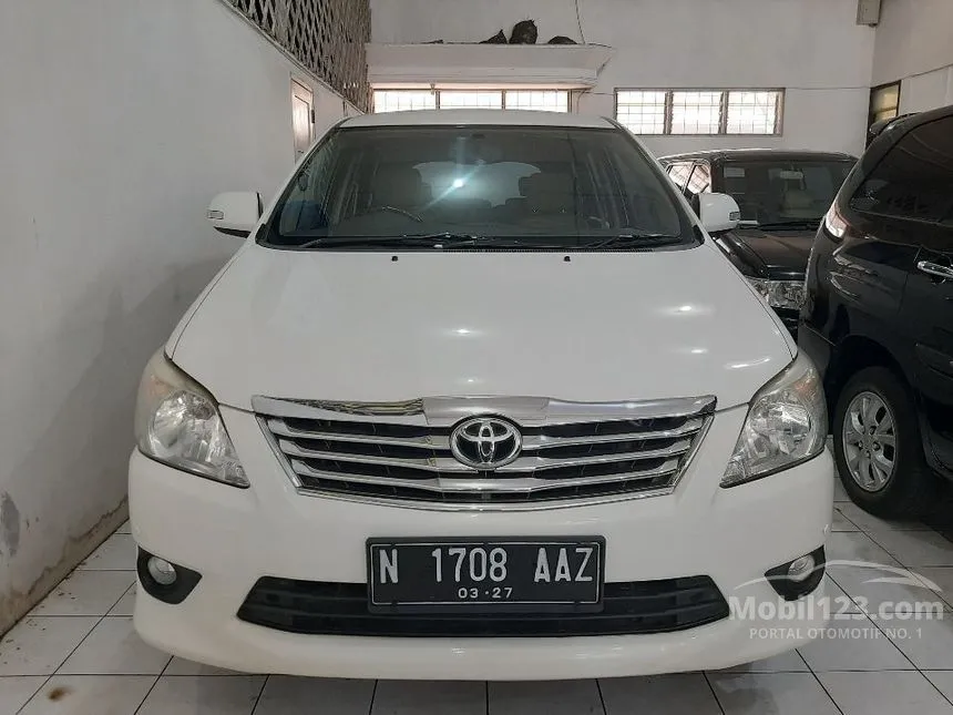 Jual Mobil Toyota Kijang Innova 2012 V 2.0 di Jawa Timur Automatic MPV Putih Rp 177.500.000
