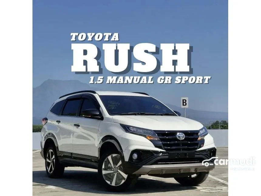 Jual Mobil Toyota Rush 2024 S GR Sport 1.5 di Banten Manual SUV Putih Rp 269.750.000
