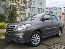 2014 Toyota Kijang Innova 2.0 V MPV Matic Bensin Grey Km37rb TDP.50JT