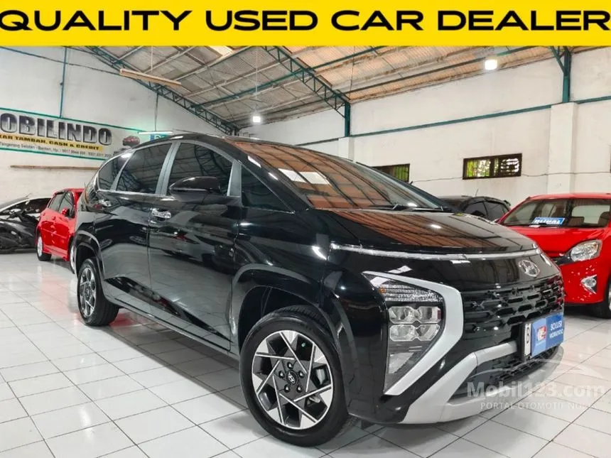 Jual Mobil Hyundai Stargazer 2023 Prime 1.5 di Banten Automatic Wagon Hitam Rp 230.000.000