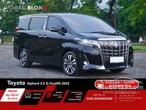 2022 Toyota Alphard 2.5 G MPV