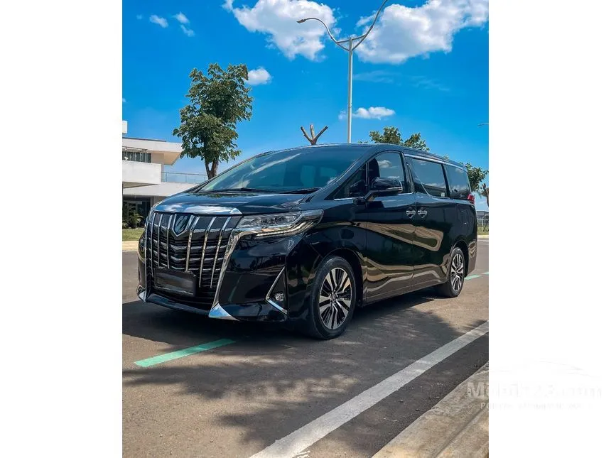 Jual Mobil Toyota Alphard 2021 G 2.5 di Banten Automatic MPV Hitam Rp 945.000.000