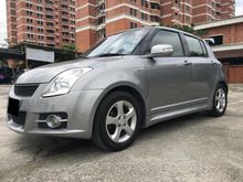 Suzuki Swift 1.5 HB SPORT BODY KEY LESS (A)HARGA ON THE ROAD @1 YEAR WARRANTY@ QUALITY USE CAR,GENUINE YEAR MAKE AND ACTUAL SPEC.