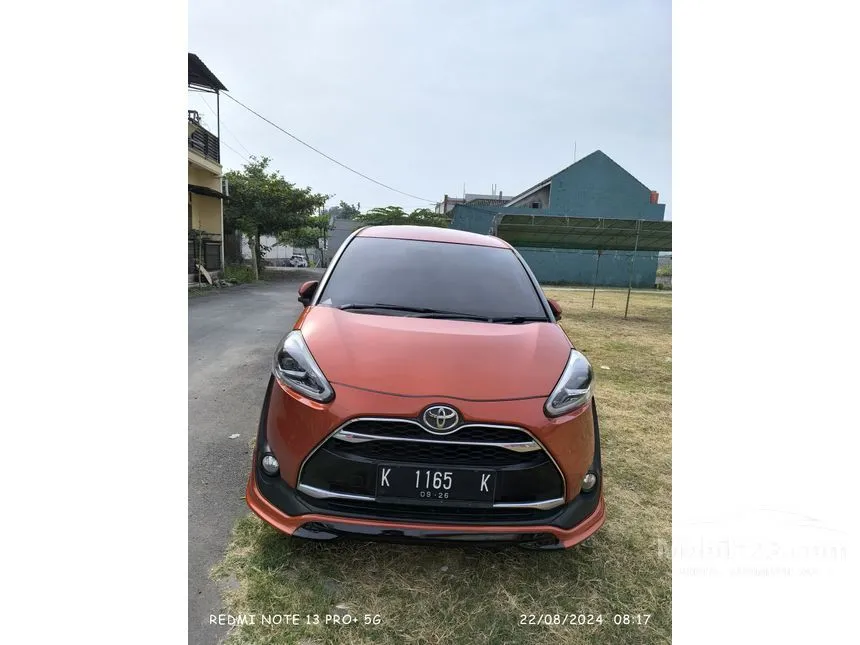 Jual Mobil Toyota Sienta 2016 Q 1.5 di Jawa Tengah Automatic MPV Orange Rp 190.000.000