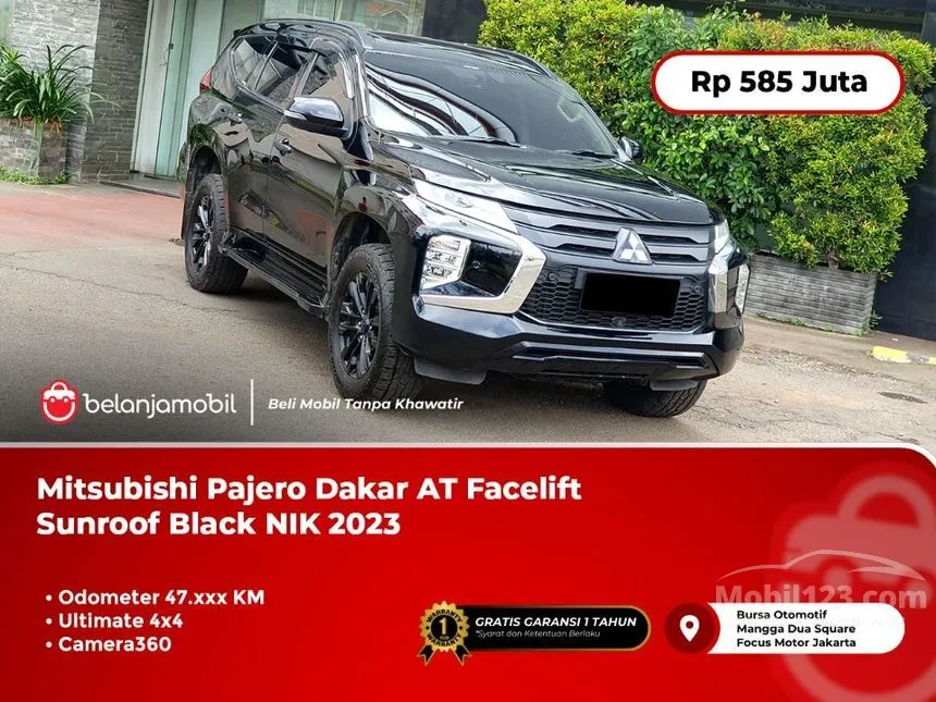 Jual Mobil Mitsubishi Pajero Sport 2023 Dakar Ultimate 4X4 2.4 di DKI Jakarta Automatic SUV Hitam Rp 585.000.000