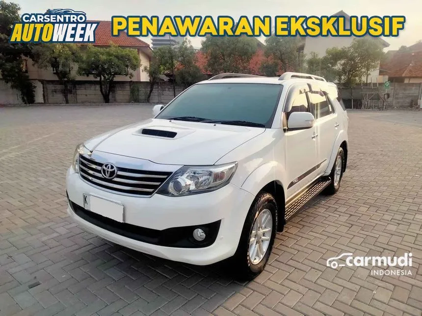 Jual Mobil Toyota Fortuner 2013 G 2.5 di Jawa Tengah Automatic SUV Putih Rp 242.000.000