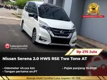 2023 Nissan Serena 2.0 Highway Star MPV HWS RSE High Way Star Two Tone AT Putih Hitam NIK 2023 [ GARANSI 5TH ]