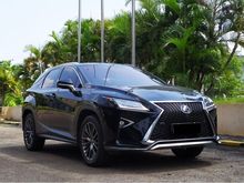 2017 Lexus RX200t 2.0 F Sport SUV automatic AT, Tdp312jt, Km 17rb, Pjk Mei 2021, Hitam