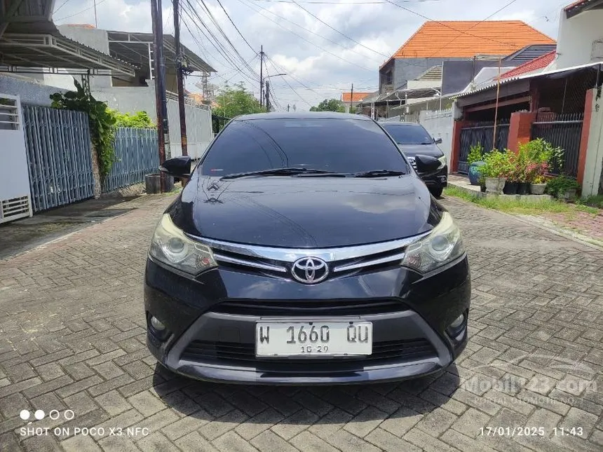 Jual Mobil Toyota Vios 2014 G 1.5 di Jawa Timur Automatic Sedan Hitam Rp 133.000.000