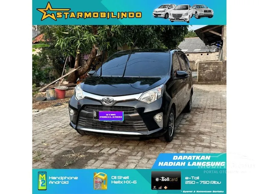 Jual Mobil Toyota Calya 2019 G 1.2 di Jawa Barat Automatic MPV Hitam Rp 113.000.000