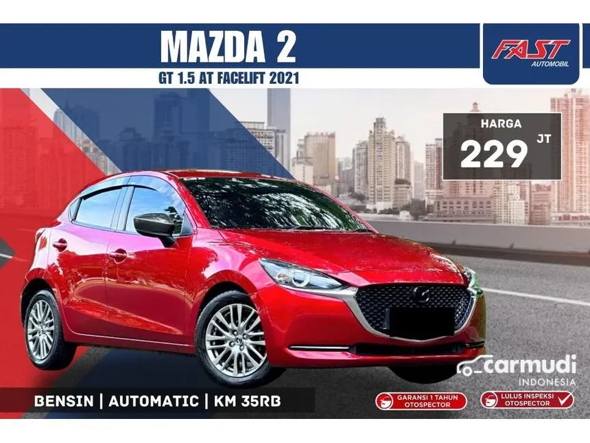 Jual Mobil Mazda 2 2021 GT 1.5 di DKI Jakarta Automatic Hatchback Merah Rp 229.000.000