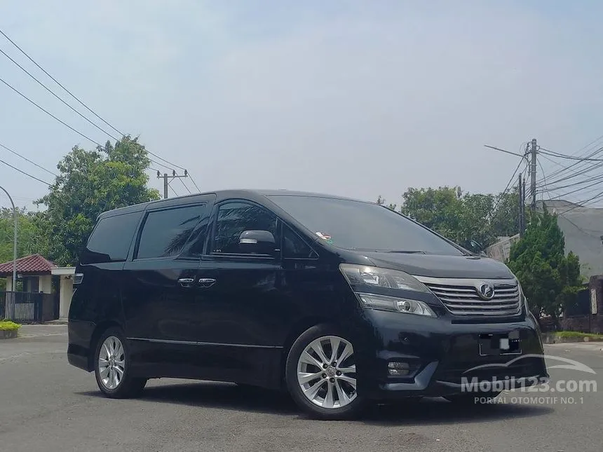 Jual Mobil Toyota Vellfire 2010 V 2.4 di Jawa Timur Automatic MPV Hitam Rp 230.000.006
